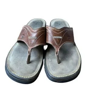 Shoes | Dr Martens Mens Brown Leather Thong Flip Flop Air 